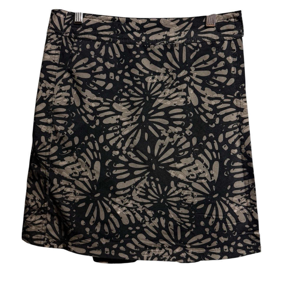 RipSkirt Hawaii Adjustable Wrap Skirt Size XS Shibori Charcoal Tropical Beach